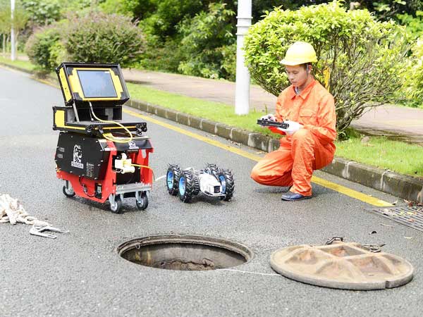 莺歌海镇管道机器人检测